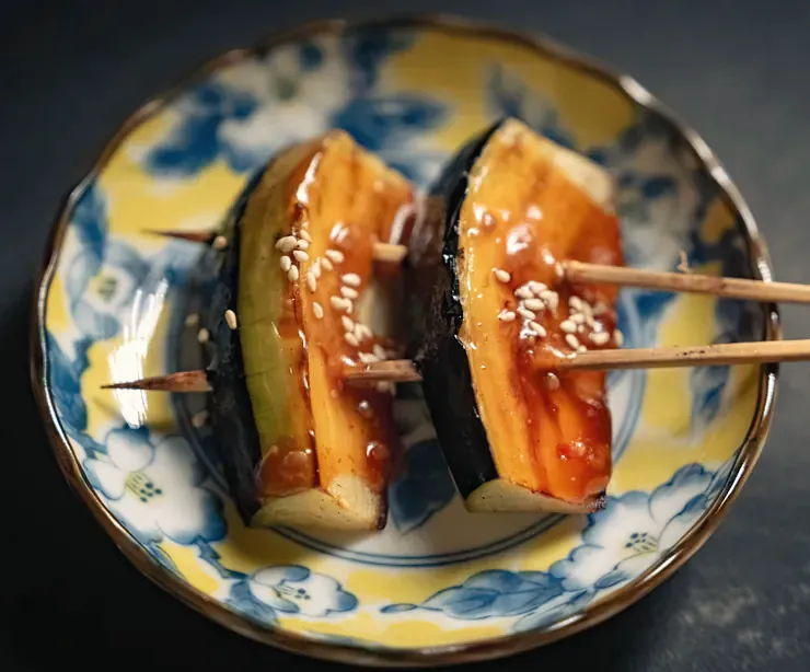 Yakitori Suzune的烤茄子串